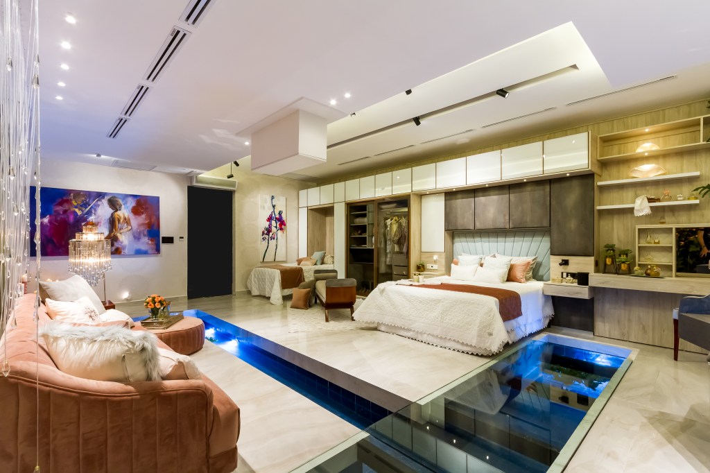 Espaços flutuantes no Loft Acuático da CASACOR Bolívia 2019