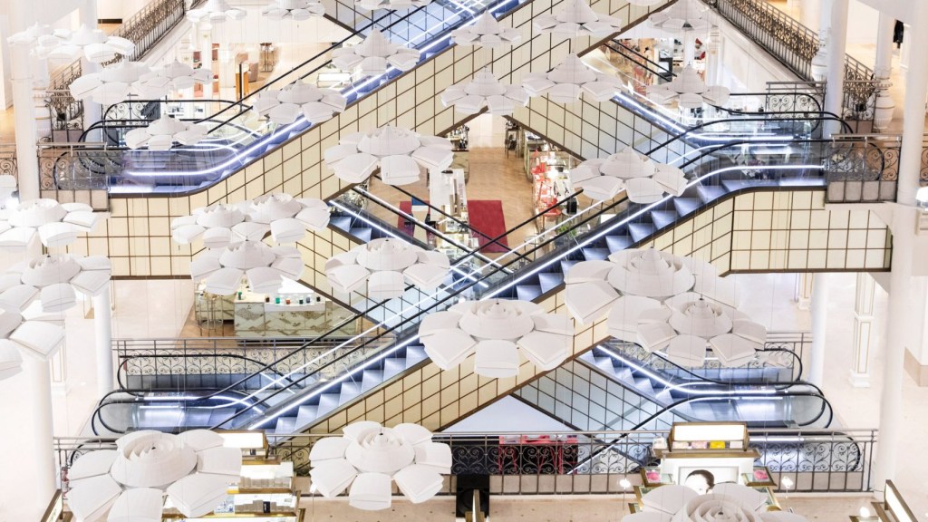 ame nochi hana nendo 1 A poética visual do Nendo em instalação na Le Bon Marché em Paris