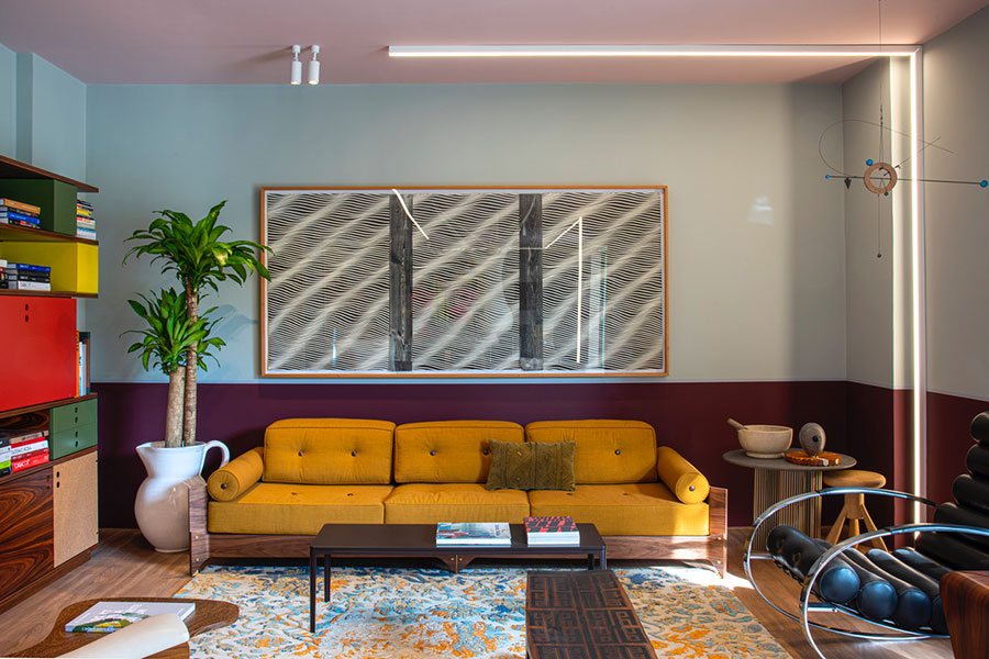 Pedro_Lazaro-CCSP-2019 Pinturas em meia parede tiram o décor do óbvio e são tendência na CASACOR